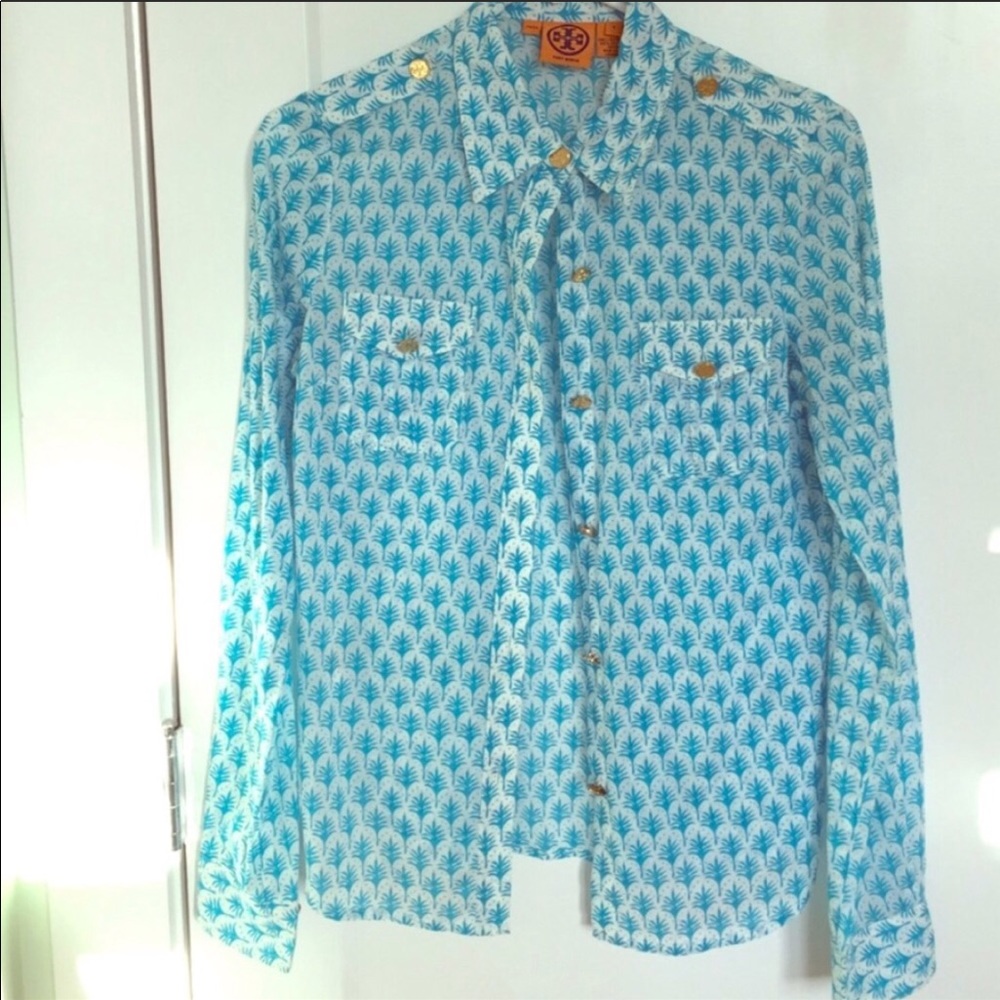 Tory Burch button down blouse